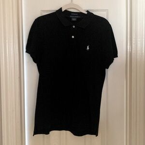 Ralph Lauren, Classic Black “The Skinny Polo”;Size XL
